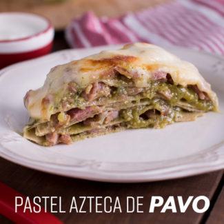 Pastel Azteca de Pavo
