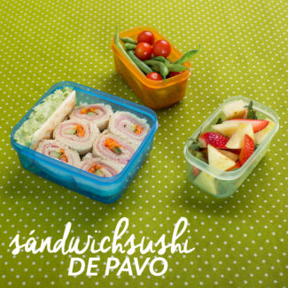 Sandwichsushi de pavo