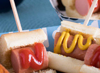 Bocadillos de hotdog