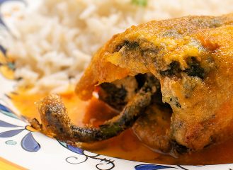 Chiles rellenos versión chorizo