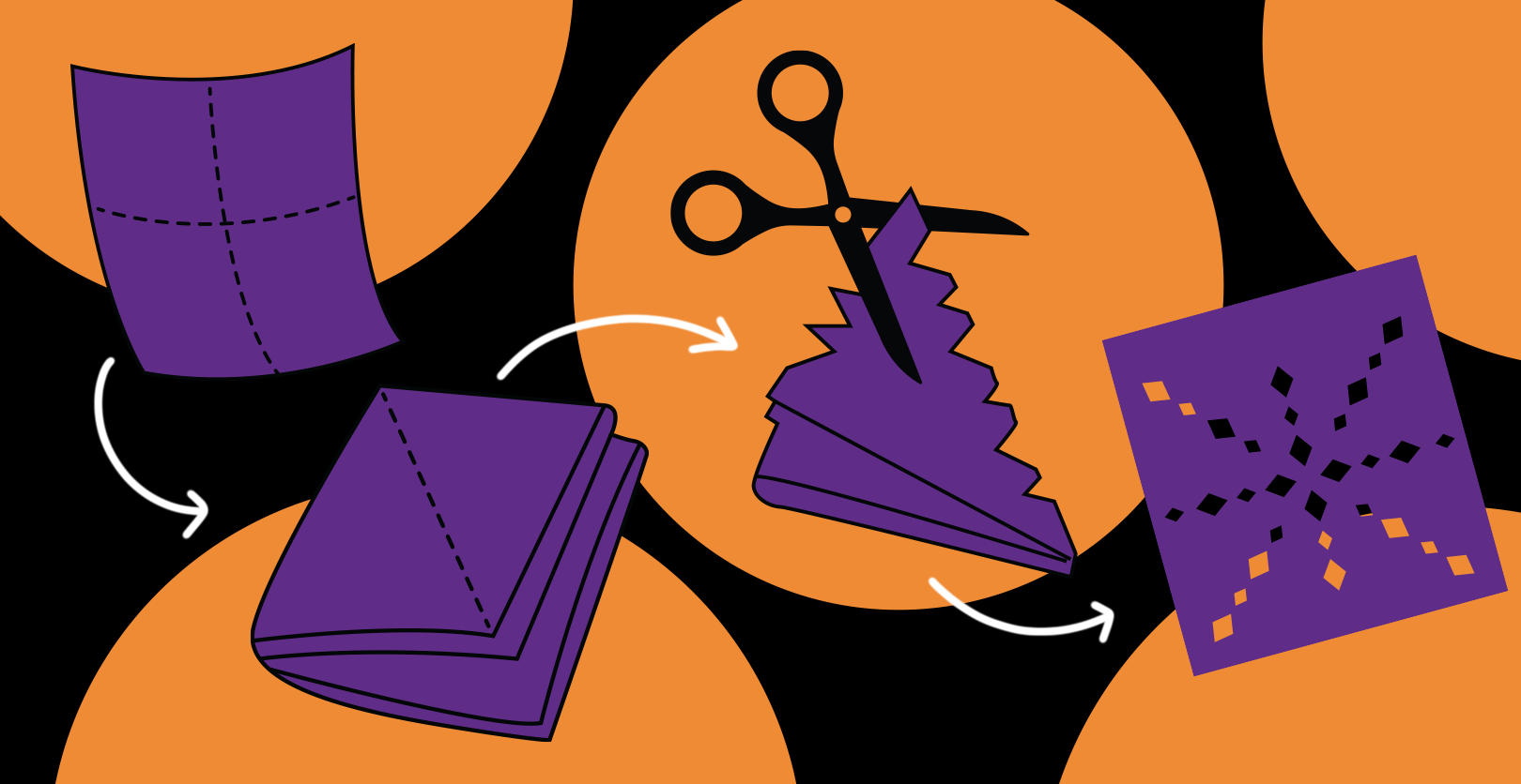 Papel picado casero en el altar.