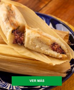 Tamales de chorizo con queso