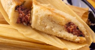 Tamales de chorizo con queso